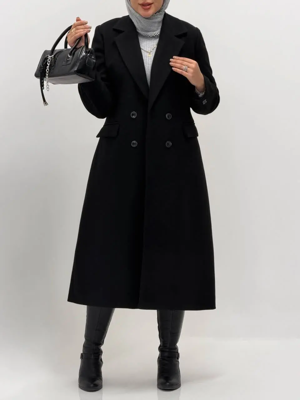 3767-پالتو فوتر نیلا